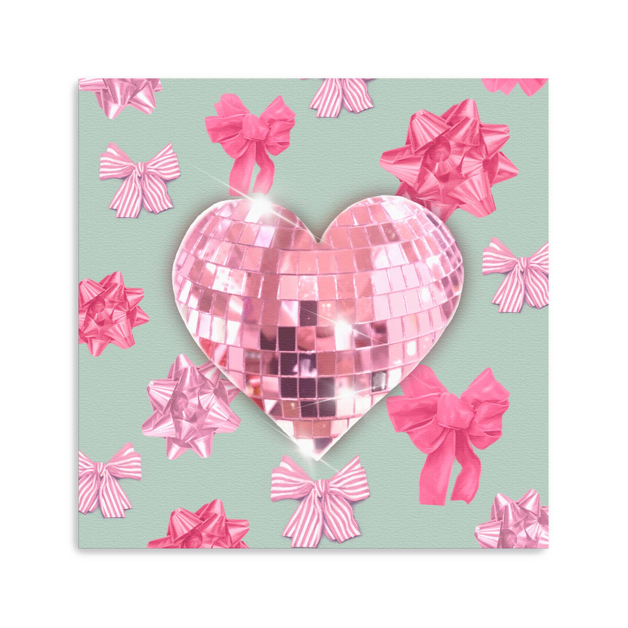 Heart Bow II Canvas Giclée Art